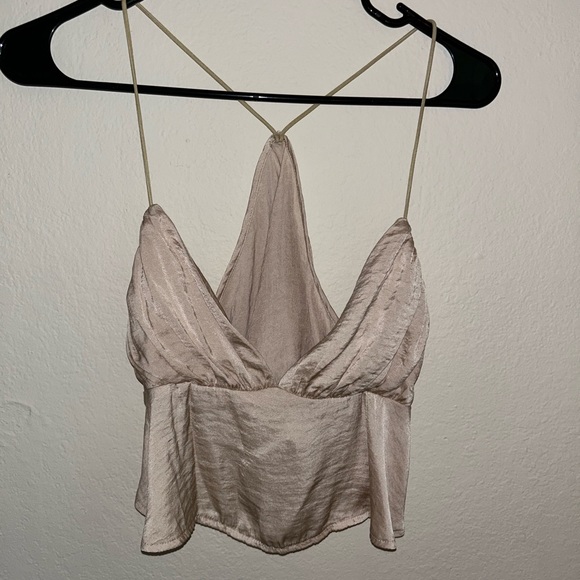 Crème Shimmery Cami - Picture 1 of 2